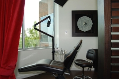 Room with Dental chair looking out the window