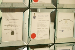 Dental surgeon accreditation certificates