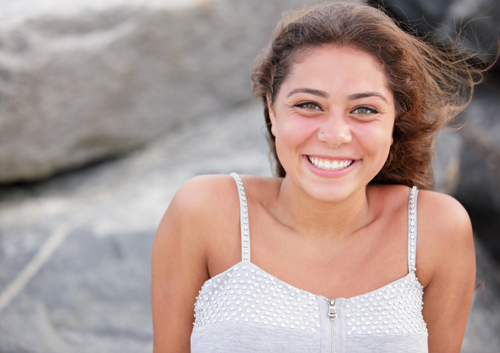 No Wooden Teeth Please, Woman with Nice Teeth